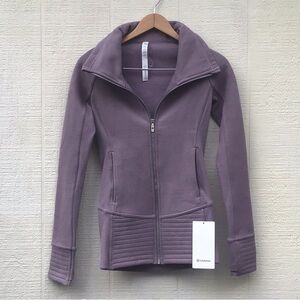 Lululemon Radiant jacket Violet Verbena purple color